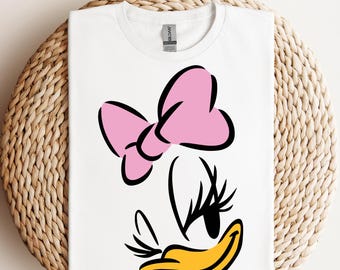 Paperina pronta per la stampa, Daisy Girl DTF, trasferimento personaggi Disney, Magic Kingdom DTF, trasferimenti termici Disney Daisy, trasferimento DTF di Paperina