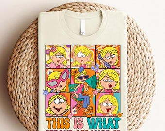 Disney Lizzie McGuire fertig zum Pressen, das sind Träume, DTF Transfer, süßes Lizzie McGuire Shirt, Disneyland Heat Transfer
