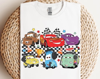 Disney Cars Ready to press, Cars Movie Transfers, Mcqueen DTF, Disneyland DTF Transfer, Cars Transfer, Lightning McQueen and Friends DTF