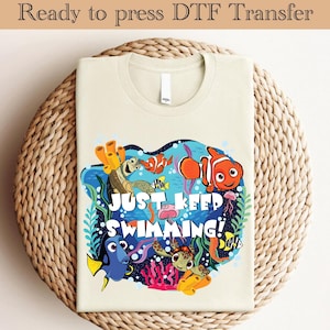 Finding Nemo Family DTF, Finding Nemo Ready To Press, Finding Nemo Heat Transfer, Finding Dory Dtf, Disney Ready To Press, Nemo And Dory DTF