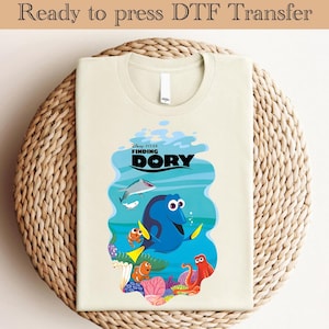 Finding Nemo Family DTF, Finding Nemo Ready To Press, Finding Nemo Heat Transfer, Finding Dory Dtf, Disney Ready To Press, Nemo And Dory DTF