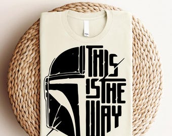 This Is The Way Ready To Press,Disney Star Wars DTF Transfer,Star Wars Group Dtf,Star Wars Characters dtf,Star Wars Land,Disneyland Trip DTF