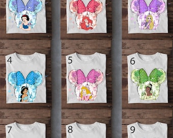 Disney Princesses Ready To Press, Disney Heat Transfer, Rapunzel Dtf, Jasmine Dtf, Ariel DTF, Frozen DTF, Disney Girl or Woman Transfer
