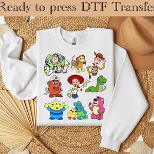 Toy Story Ready To Press, Disney DTF Transfer, You got friend in me DTF Transfers, Woody dtf, buzz lightyear DTF, Disneyland Ready To Press