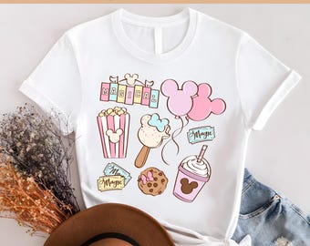 Disneyland Magic Snacks Ready To Press,Happiest Place On Earth DTF,Magical Castle Heat Transfer,Family Vacation DTF Transfer,Magical Kingdom