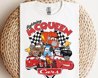 Disney Cars Ready to press, Cars Movie Transfers, Mcqueen DTF, Disneyland DTF Transfer, Cars Transfer, Lightning McQueen and Friends DTF
