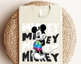 Mickey Mouse DTF, Mickey Mouse Heat Transfer, Disneyworld DTF Transfer, Disneyland Ready to Press, Mickey DTF Transfers, Disney Gifts