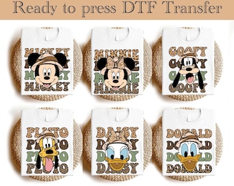 Camiseta Disney Mickey y sus amigos Safari DTF, Camiseta Disney Reino Animal DTF, Camiseta Disney Safari Trip DTF, Camiseta Mickey y sus amigos Salvaje, Camiseta Reino Animal
