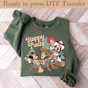 Toy Story And Mickey Ready To Press, Disney DTF Transfer, Mickey Mouse Heat Transfer, Woody dtf,buzz lightyear DTF, Disneyland Family Trip