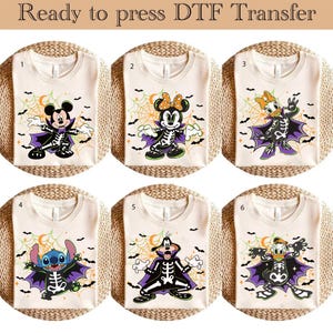 Disney Mickey And Friends Halloween DTF, Mickey Halloween Ready To Press, Retro Mickey Mouse DTF Transfer, Mickey Mouse Halloween dtf