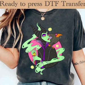 Villains Maleficent Ready To Press, Disney Villains Friends DTF, Evil Queens Heat Transfer,Villains Shirt, Evil Friends Tee,Girls Trip Shirt