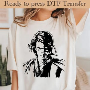 Star Wars Anakin Skywalker DTF, Disney Star Wars Characters DTF Transfer, Star Wars DTF, Disney Star Wars Shirt, Star Wars Characters Shirt
