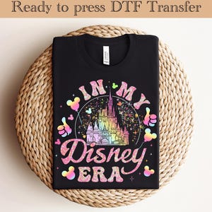 In My Disney Era Ready To Press,Disney Magic Kingdom Shirt,Disney Castle Heat Transfer, Disney Trip DTF Transfer,Disney Family Vacation 2025