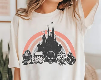 Star Wars Disney Castle Ready To Press, Star Wars Group Dtf Transfer, Star Wars Characters DTF, Star Wars Land Heat Transfers,Disneyland DTF