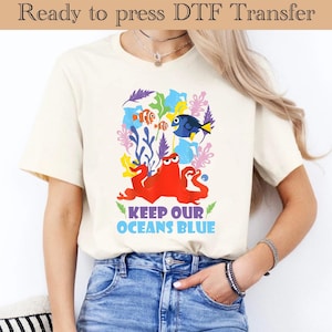Finding Nemo Family DTF, Finding Nemo Ready To Press, Finding Nemo Heat Transfer, Finding Dory Dtf, Disney Ready To Press, Nemo And Dory DTF