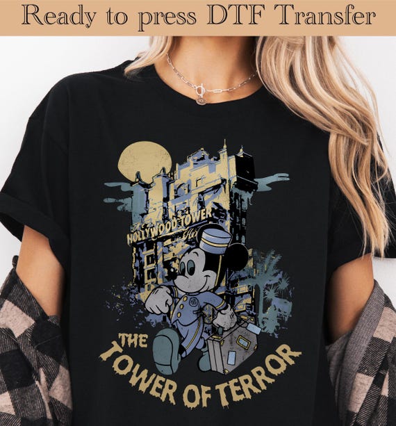 Disney Tower of Terror Ready to Press,mickey and Friends DTF
