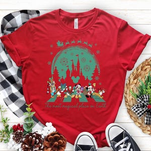 Disney Christmas DTF, Mickey And Friends Christmas Ready to Press, Mickey and Minnie Christmas Dtf Transfer, Disneyland Christmas DTF