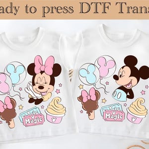 Disneyland Magic Snacks Ready To Press,Happiest Place On Earth DTF,Magical Castle Heat Transfer,Family Vacation DTF Transfer,Magical Kingdom