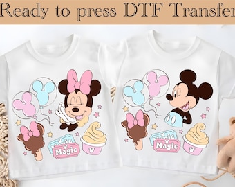 Disneyland Magic Snacks Ready To Press,Happiest Place On Earth DTF,Magical Castle Heat Transfer,Family Vacation DTF Transfer,Magical Kingdom