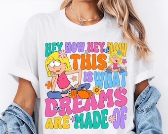 Disney Lizzie McGuire fertig zum Pressen, das sind Träume, DTF Transfer, süßes Lizzie McGuire Shirt, Disneyland Heat Transfer