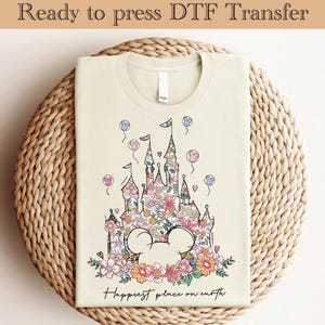 Disney Trip Ready To Press, Magic Kingdom DTF, Disney Family Trip 2025 DTF, Disneyland Heat Transfers, WDW Disneyland Family Trip
