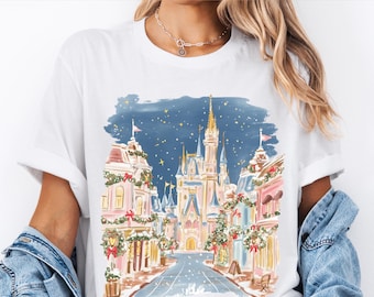Magic Kingdom Christmas DTF Transfer, Magical Time Christmas Ready To Press, Disney Christmas Shirt, Christmas Transfer, Christmas Gift