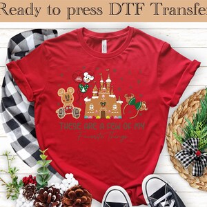 Disney Christmas DTF, Mickey And Friends Christmas Ready to Press, Mickey and Minnie Christmas Dtf Transfer, Disneyland Christmas DTF