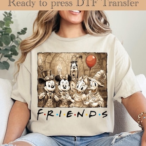 Mickey And Friends Halloween DTF, Mickey Halloween Ready To Press, Retro Halloween Mickey Mouse DTF Transfer, Mickey Mouse Halloween dtf
