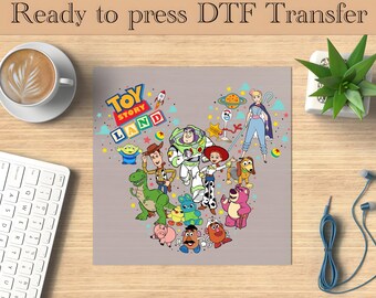 Toy Story Mickey Head Ready To Press, Disney DTF Transfer, Mickey Mouse Heat Transfer, Woody dtf,buzz lightyear DTF, Disneyland Family Trip