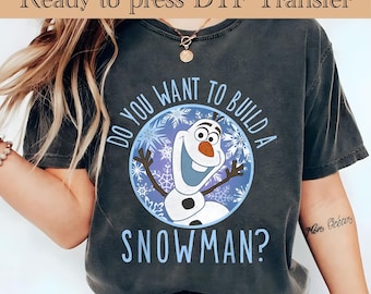 Gefrorene DTF Transfers, Disney bereit zum Pressen, Elsa Anna Olaf Transfer, Mädchenreise Heat Transfer, Cute Disney DTF, Disney Familienurlaub Transfer