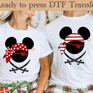 Disney Mickey and Friends Pirates 2025 Ready To Press, Disney Pirates 2025 DTF, Disney Pirates Trip DTF, Mickey And Friends Pirates Shirt