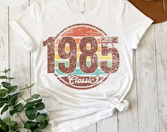 Retro 1985 T-Shirt | 41st Birthday Shirt | Retro 1985 Classic Tee | 41st Birthday Gift for Women & Men | 41st Birthday Wear Party Tshirt