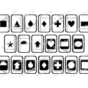 Infant Black and White Cognitive Flash Cards | 12 cards to stimulate and develop optic nerves (newborn to 6 months)