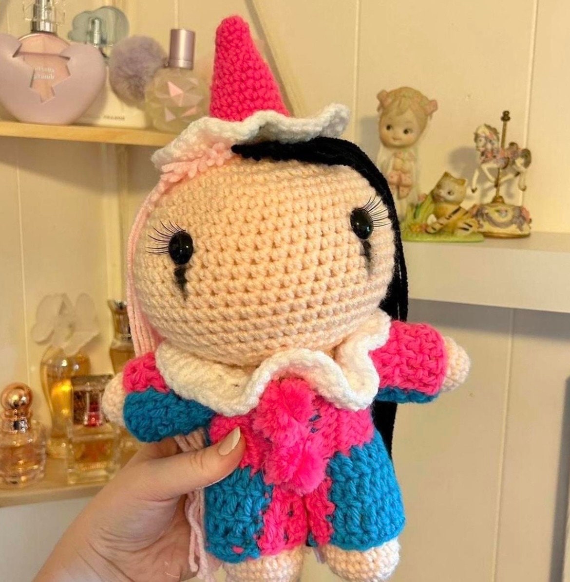 Handmade Melanie Martinez Glued Doll