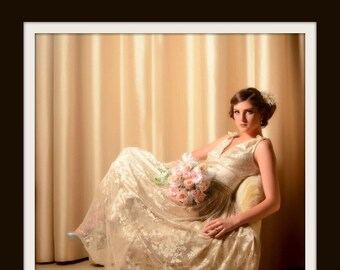 1950s Lace Wedding Dress SAMPLE SALE