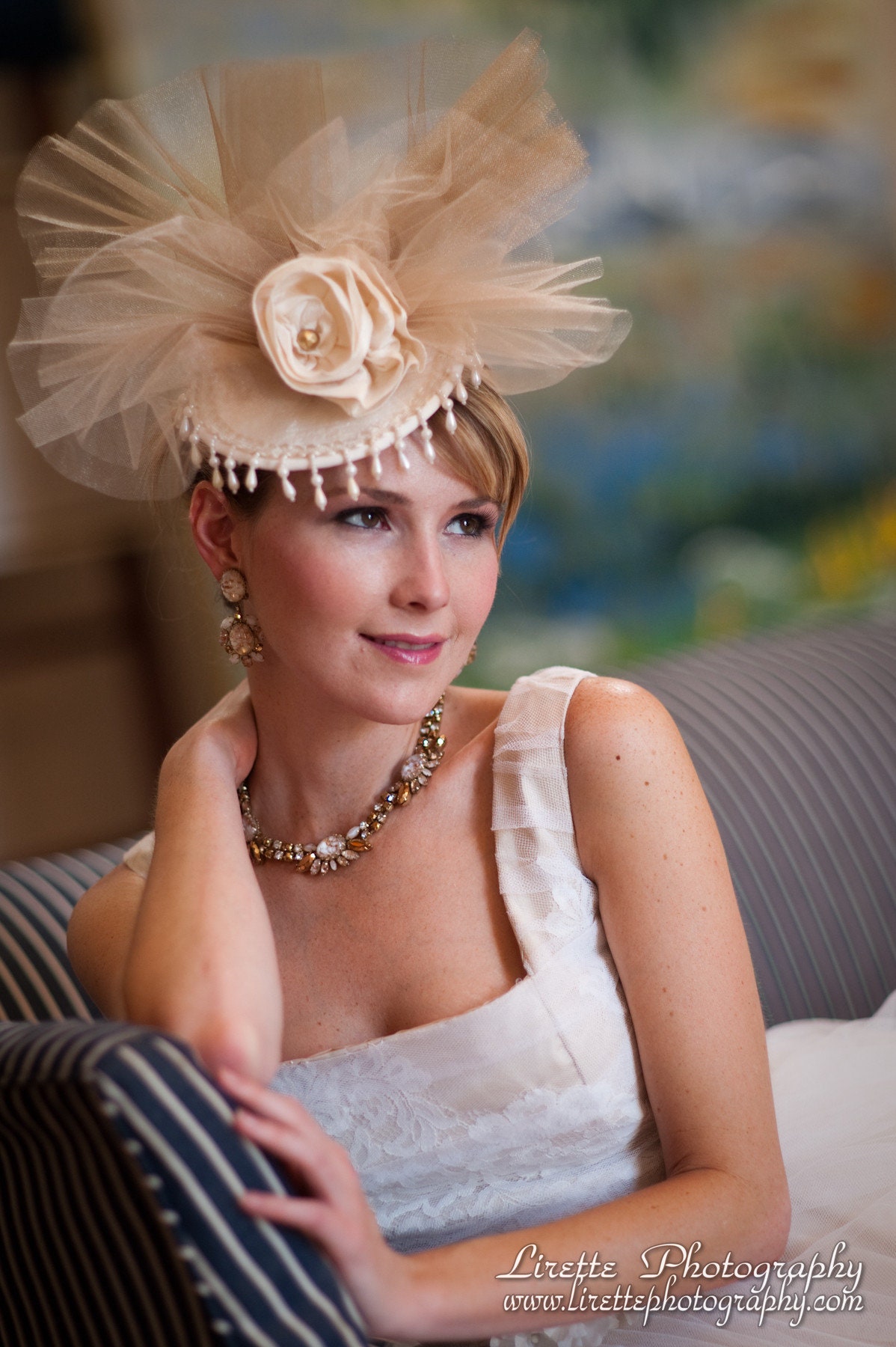 MOCHA Fascinator custom Piece - Etsy