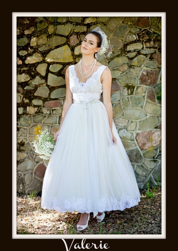1950s Wedding Dress Valerie Etsy