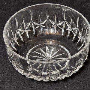 Vintage WATERFORD 5&quot; Corte Cristal CARLOW Patrón Sirviendo Display Bowl - FIRMADO