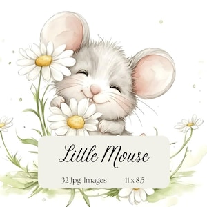 Papiers numériques Jpg Little Mouse, Surcharge mignonne, Graphismes Little Mice, Cartes de visite, Graphismes de journal indésirable, Fournitures scrapbooking