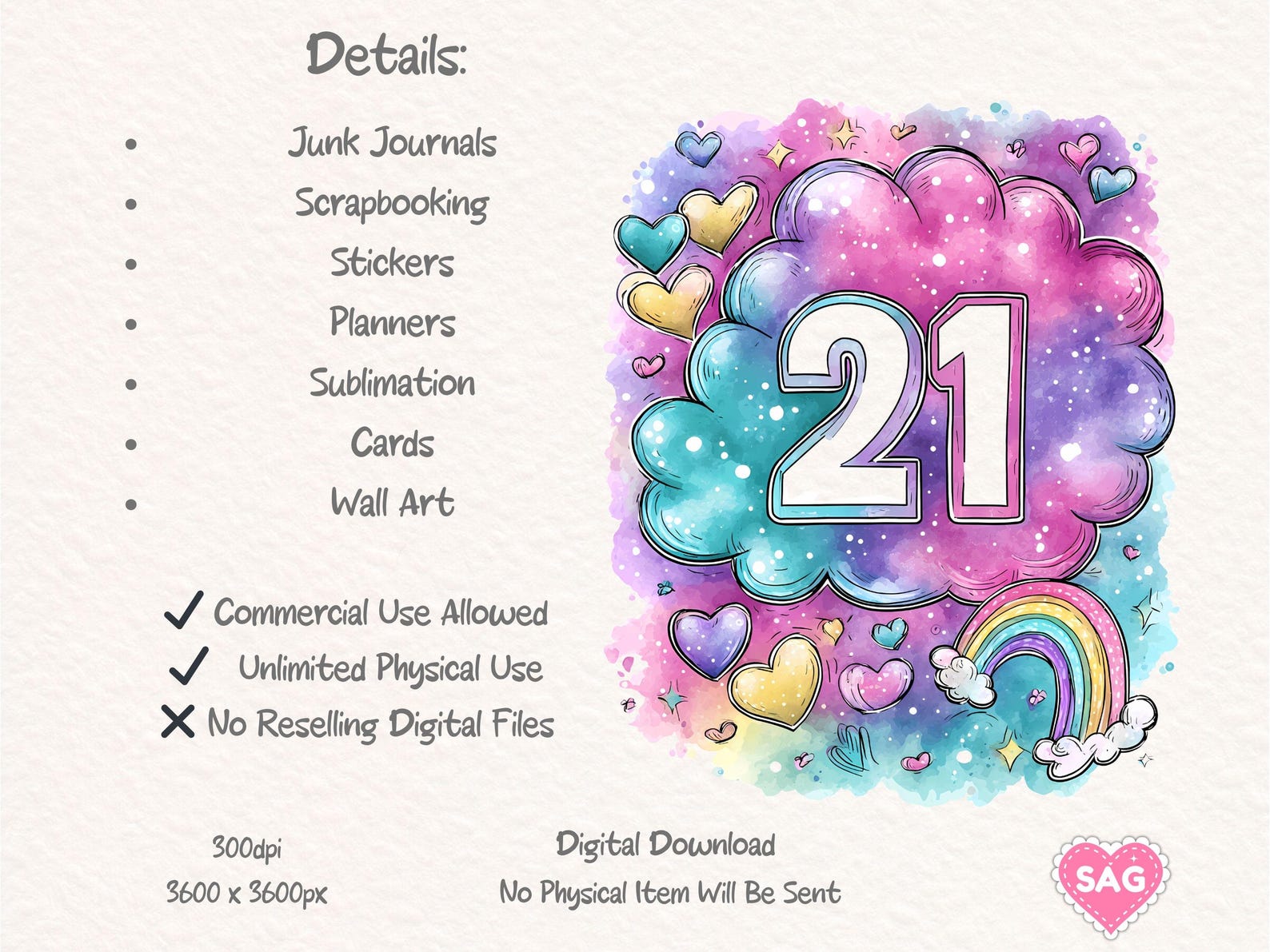 Numbers 1 21 Pastel Cloud Numbers Clipart PNG, Numbers 1-21, Watercolor Number Set ...