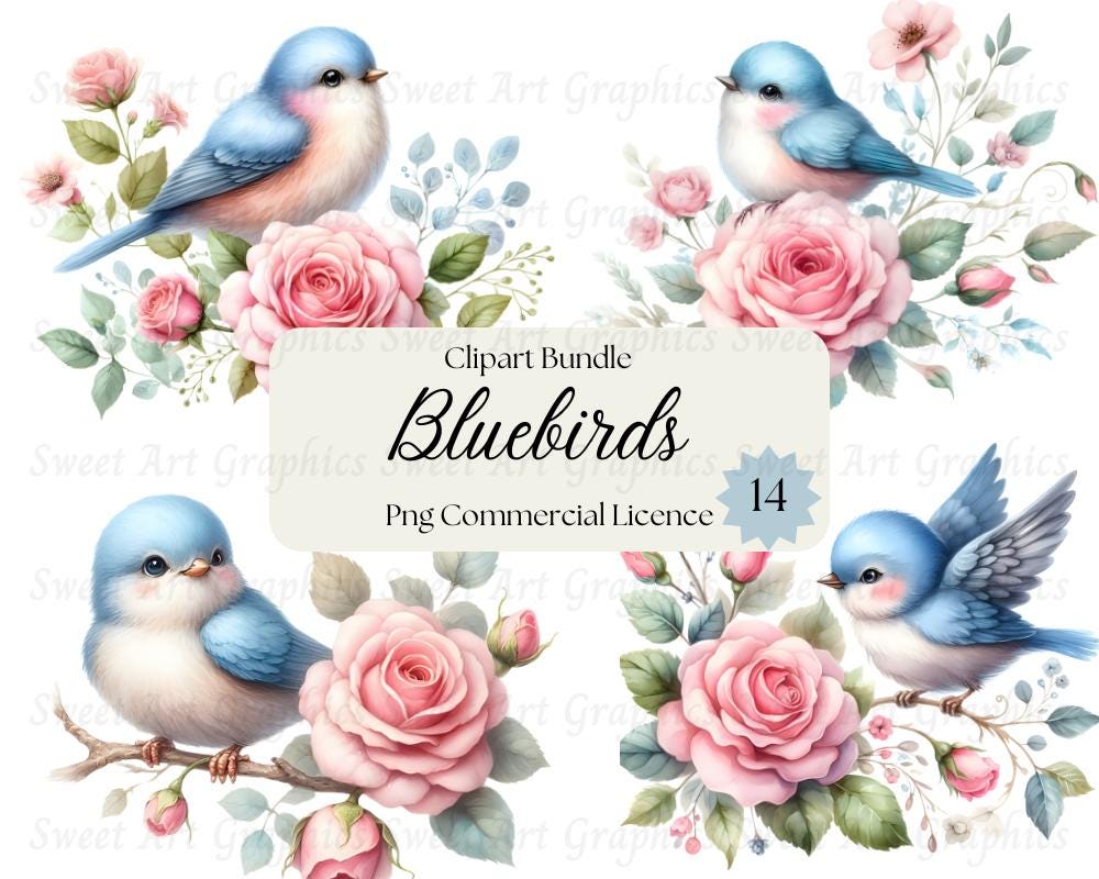 Papermania Bluebirds & Roses 10 Decorazioni Fustellate Primaverili, Farfalle E Uccelli, Fustelle Pretagliate Per Album E Biglietti Fai Da Te