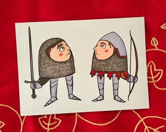 Henry and Hans Medieval Marginalia Creature Prints