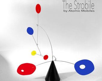 Kinetic Art Stabile: Mid-Century Modern Tabletop Sculpture