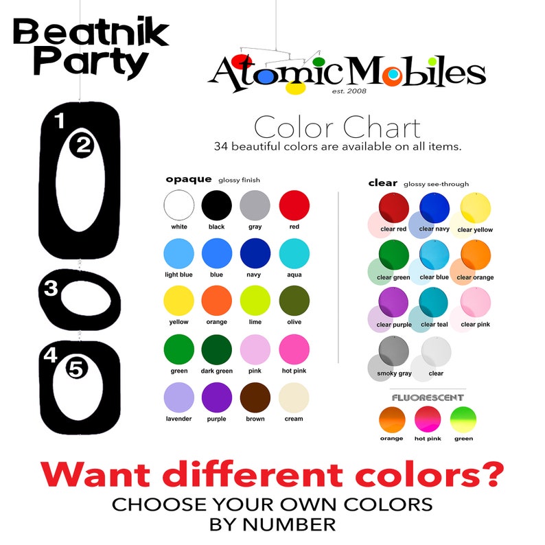 Puede incluir: Una carta de colores para un m&oacute;vil con cinco formas diferentes. La carta muestra 34 colores diferentes, incluyendo opciones opacas y transparentes. El texto "&iquest;Quieres colores diferentes? ELIGE TUS PROPIOS COLORES POR N&Uacute;MERO" est&aacute; en la parte inferior de la carta.