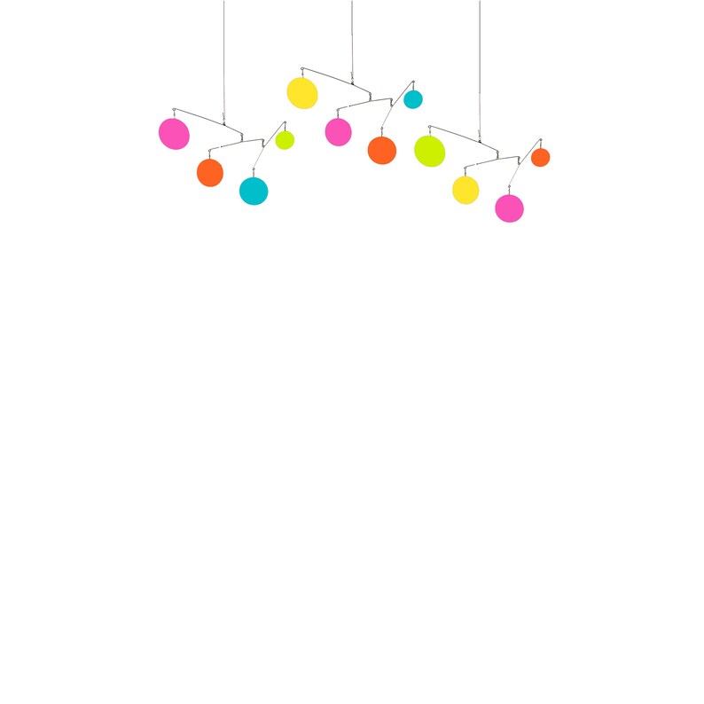 DIY Project Make Your Own Mobile Kit Colorful Hanging Mobile Etsy