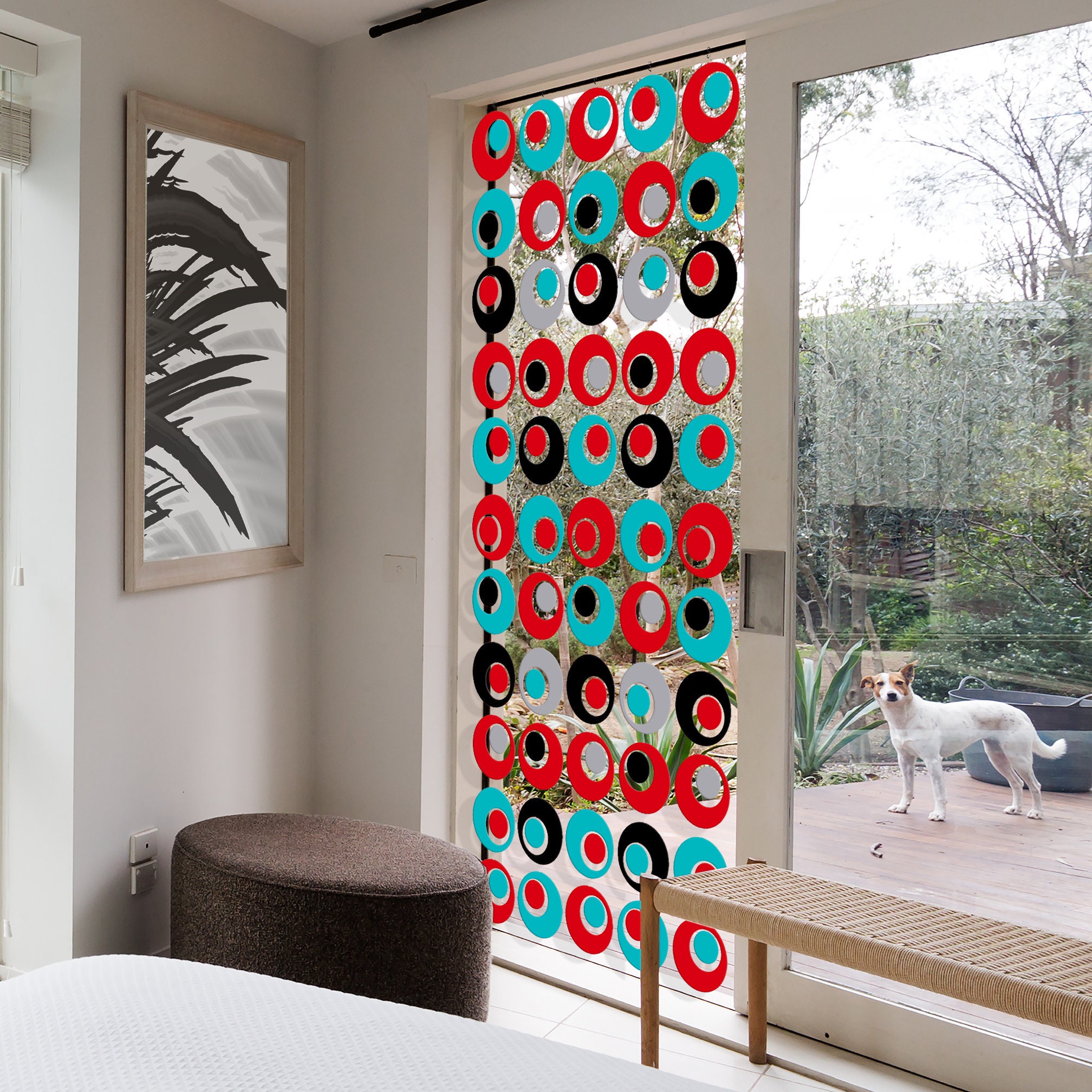 Groovy Retro Atomic Room Divider DIY Kit: Mid Century Modern Wall Art ...