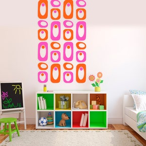 Cool Kids Room Divider DIY KIT - Mid Century Inspired Room Dividers - Beatnik Party Style - Curtain - Divider Curtains - Room Dividing