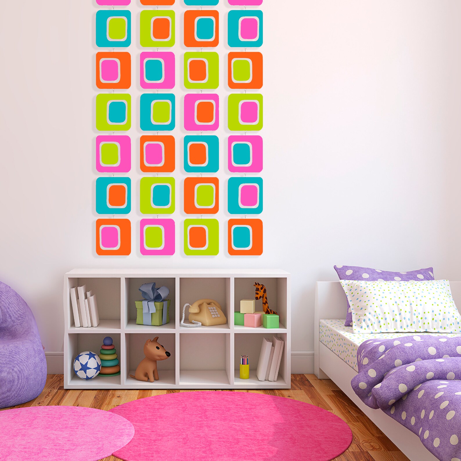 Coolsville Mix 'n Match Atomic DIY Kit - Retro Room Dividers | Wall Art ...
