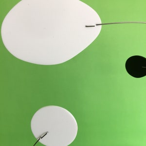 Mod Hanging Art Mobile - Midcentury Kinetic Sculpture - Atomic Age 1960s Palm Springs - Modern Mobile - Retro Home Decor - Baby Gift Nursery