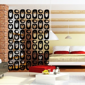 DIY Kit Black Beatnik Party Atomic Room Divider - Mid Century Modern ...